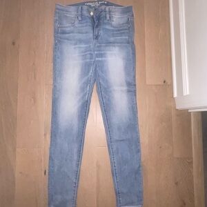 American Eagle Outfitters Women's Light Blue Jeggings